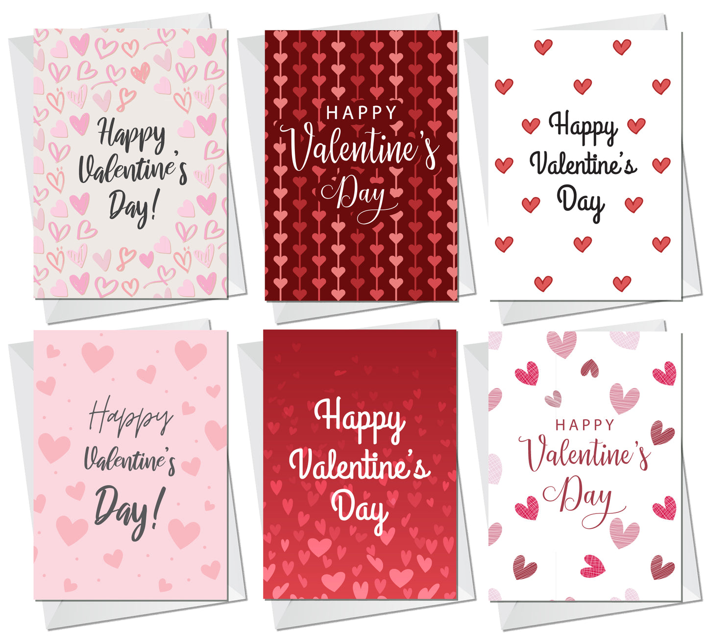 Pack Of 6 Valentines Day Cards For Husband Wife Cute Valentines