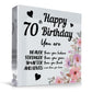 70th Birthday Acrylic Plaque 70th Birthday Gifts for Women