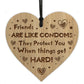 Friendship Sign Funny Friend Quote Birthday Christmas Gift