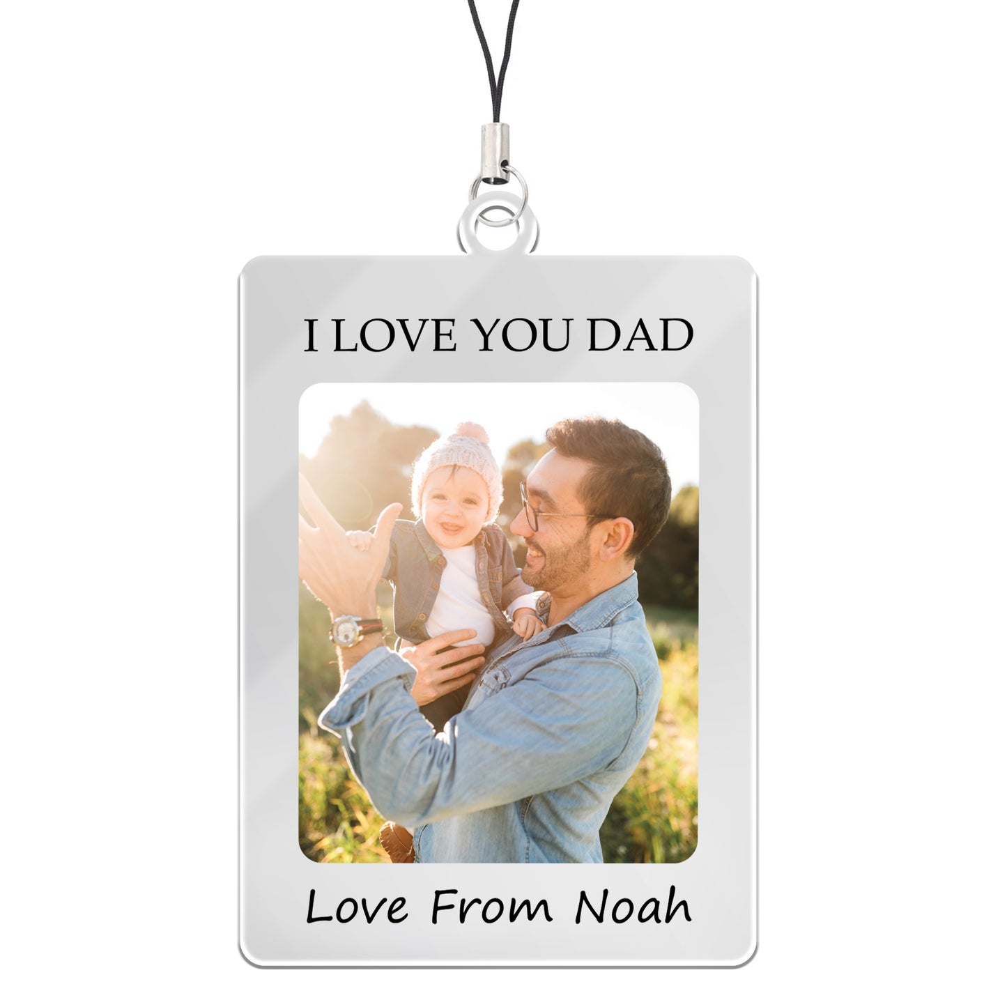 Personalised Gift For Dad Keyring Fathers Day Gift Birthday Gift