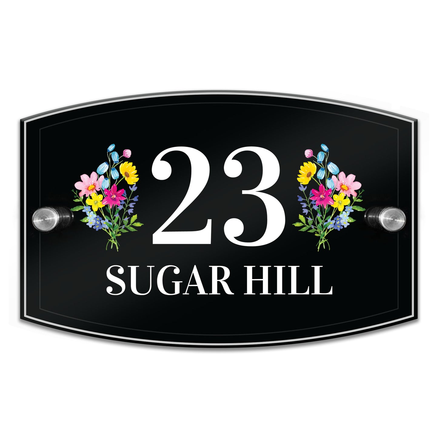 Address Plaque For Wall House Signs Acrylic Door Number Sign