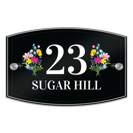 Address Plaque For Wall House Signs Acrylic Door Number Sign