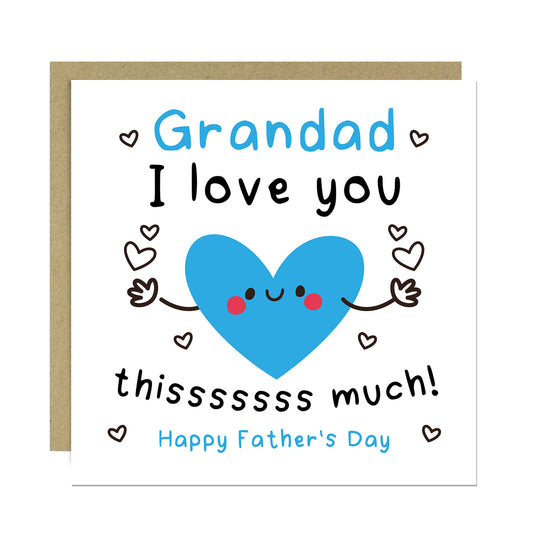 Fathers Day Card For Grandad With Envelope Cards For Grandad