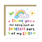 Thank You Cards for Teacher Important Part Of My Story