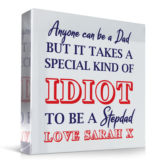 Funny Joke Step Dad Fathers Day Gifts Personalised Stepdad Gift