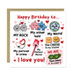 Happy Birthday To My Rock My Other Half My World Birthday Card
