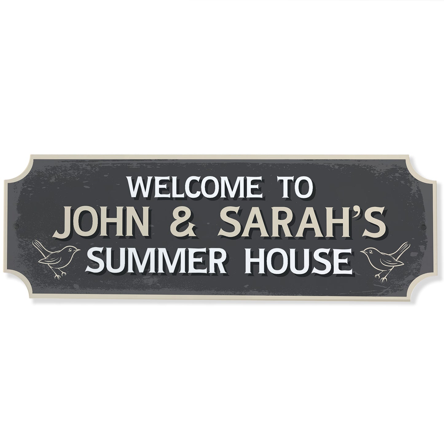 Personalised Summer House Sign Outdoor Wall 30x10cm Garden