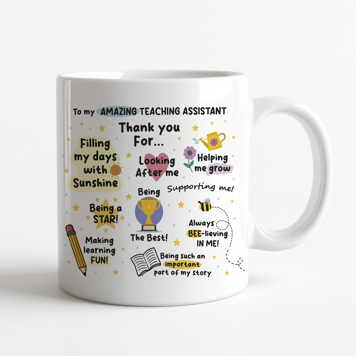 Mug For Teaching Assistant Gift For Him Her Appreciation Gift