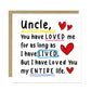 Birthday Card For Uncle With Kraft Envelope Uncle Card