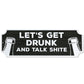 FUNNY Home Bar Sign For Garage Man Cave Shed Sign 30x10cm