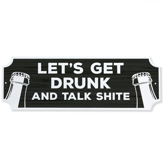 FUNNY Home Bar Sign For Garage Man Cave Shed Sign 30x10cm
