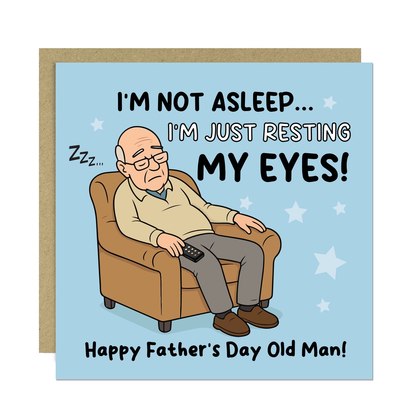 Funny Fathers Day Card For Dad Joke Card Old Dad From Daughter