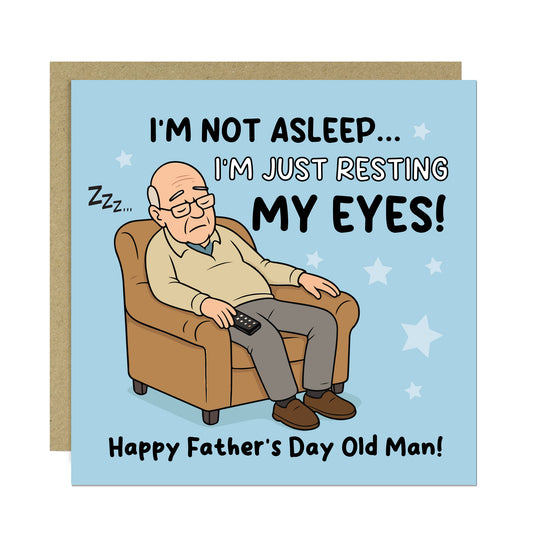 Funny Fathers Day Card For Dad Joke Card Old Dad From Daughter