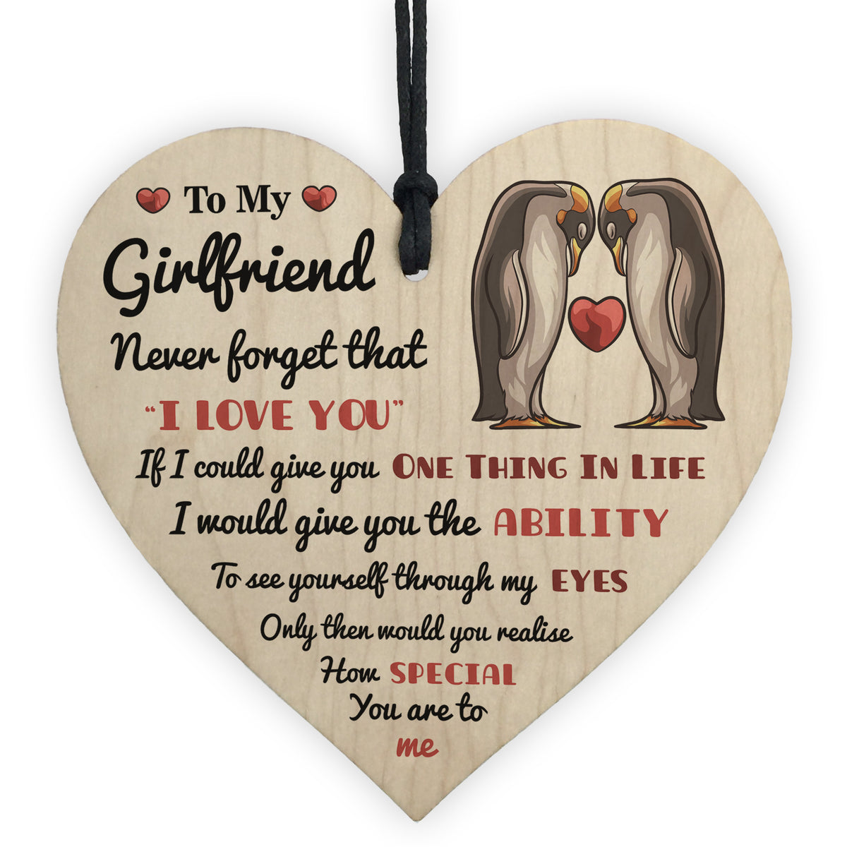 Gift For Girlfriend Never Forget That I Love You Gift
