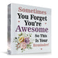 You Are Awesome Plaque Gifts for Her Thank You Birthday