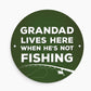 Fishing Gift Hanging Fishing Sign For Man Cave Garage Funny Gift