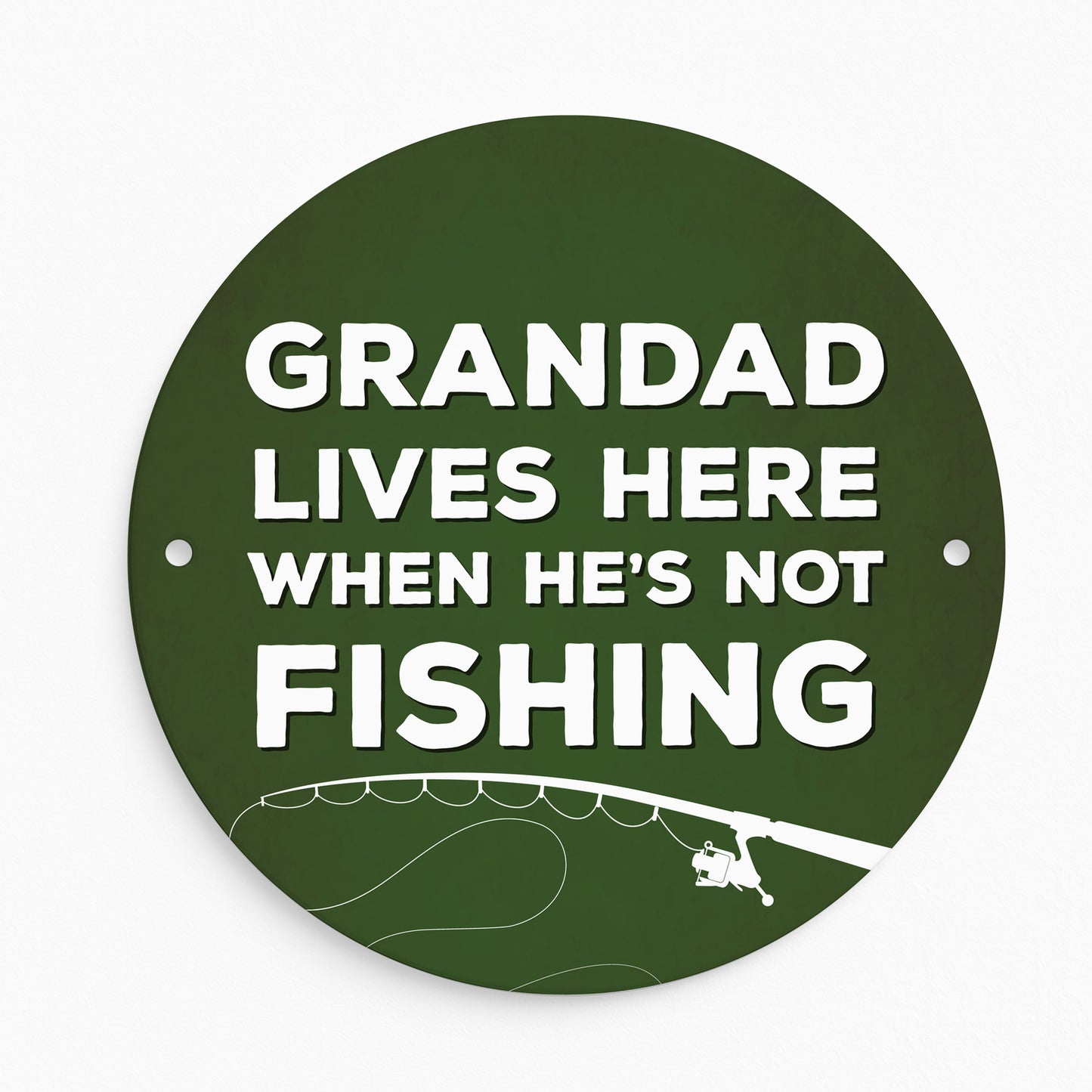 Fishing Gift Hanging Fishing Sign For Man Cave Garage Funny Gift