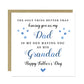 Fathers Day Card For Dad and Grandad Happy Father's Day Card