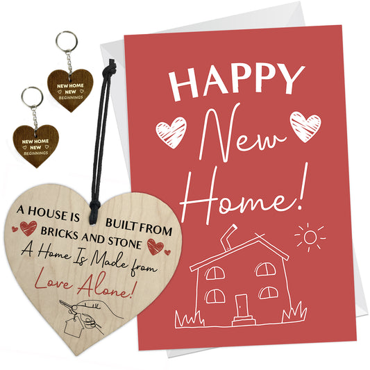 New Home Decoration Set Including 4 Pieces New Home Gifts