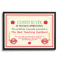 Gift For Best Teaching Assistant Leaving School Nursery Gift
