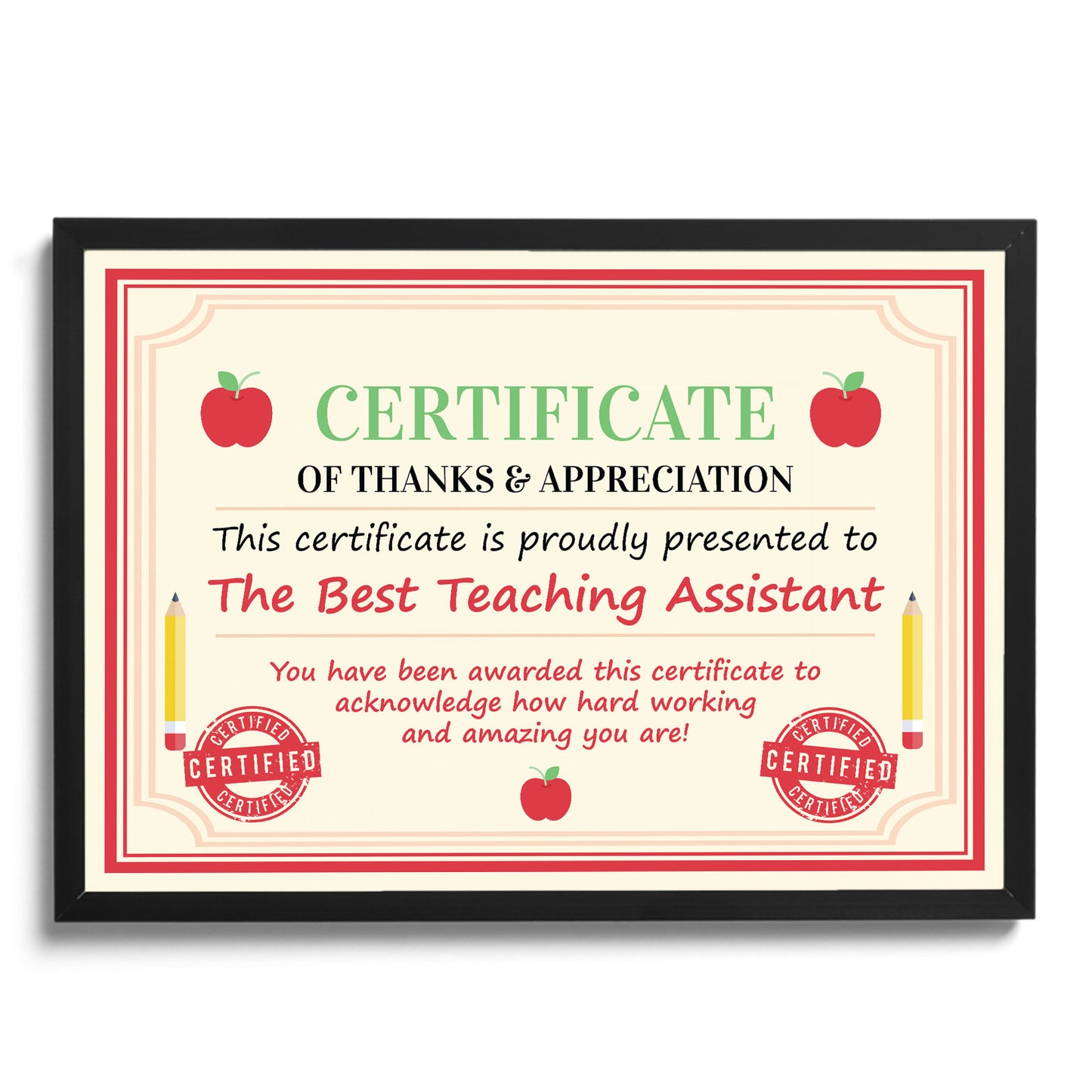 Gift For Best Teaching Assistant Leaving School Nursery Gift