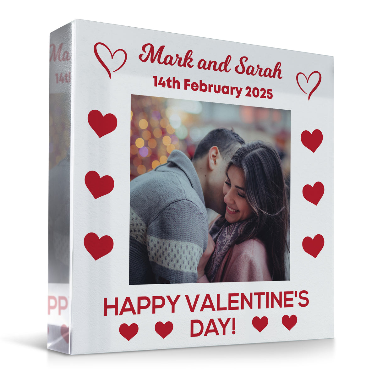 Happy Valentines Day Gift For Couple Personalised Boyfriend Gift
