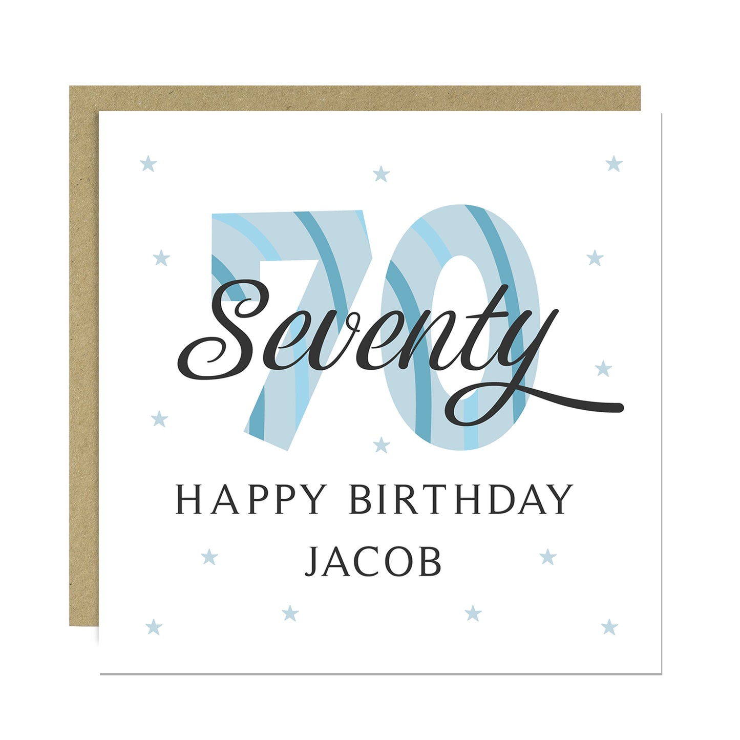 Personalised 70th Birthday Cards For Men Dad Grandad Uncle