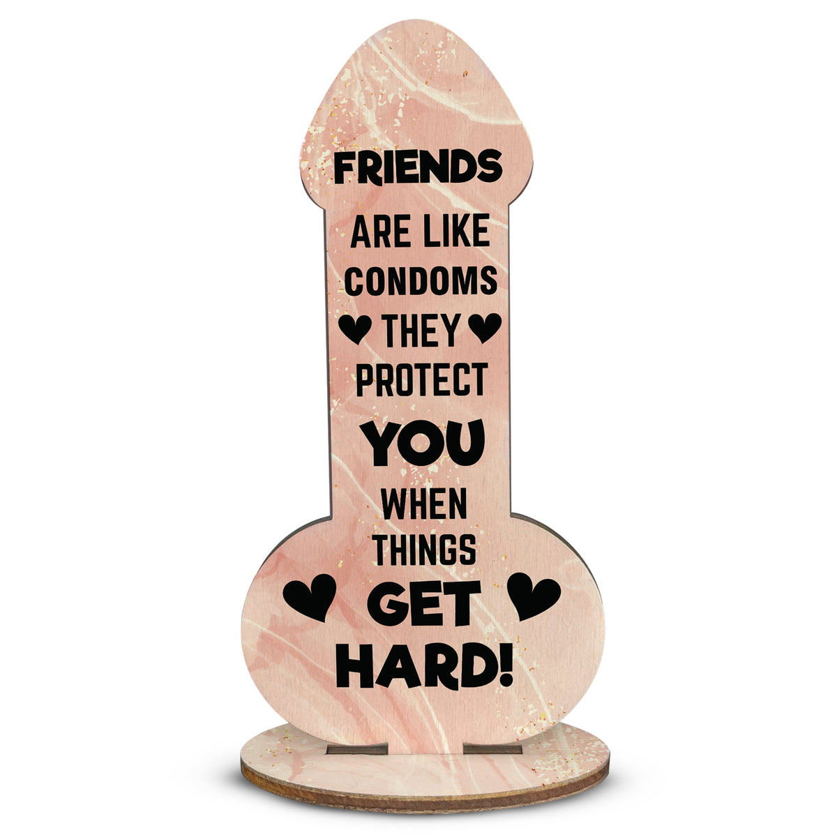 Funny Rude Friendship Plaque Novelty Christmas Birthday Gift