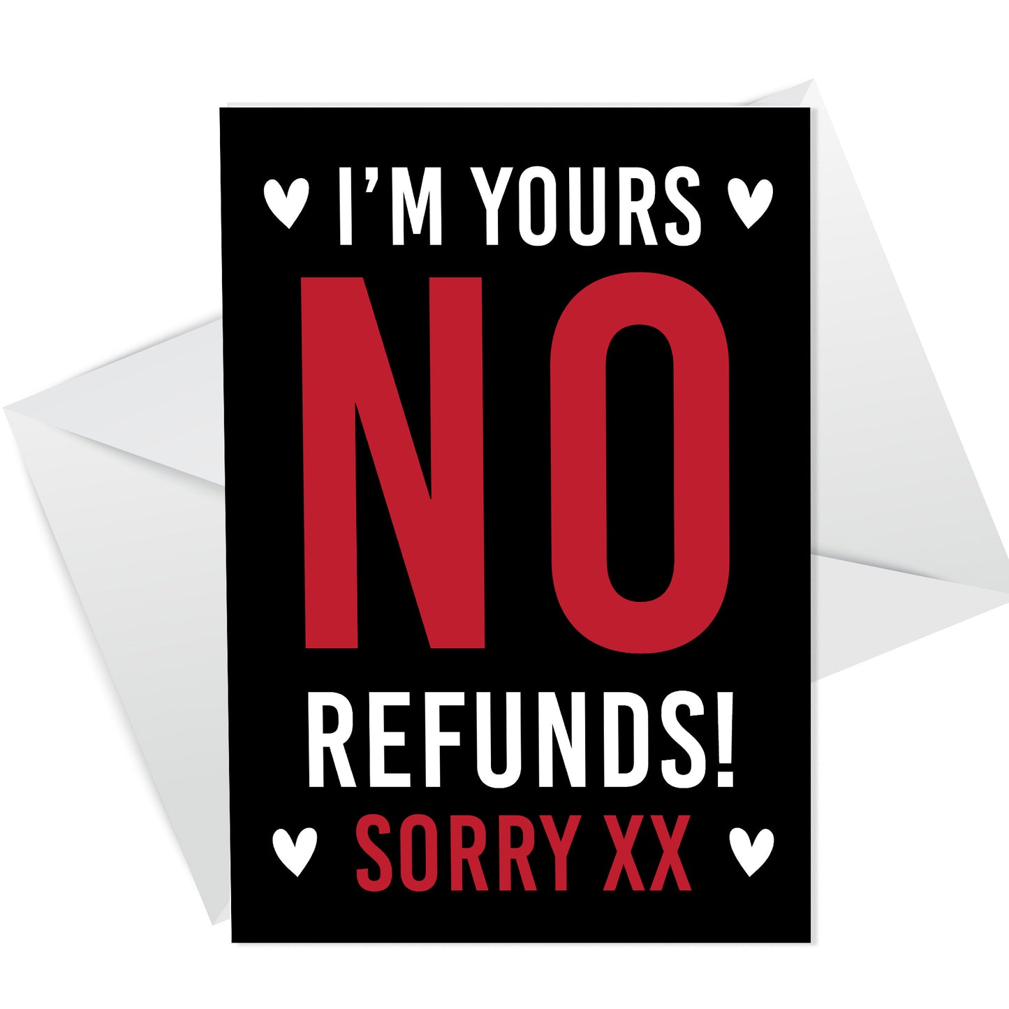 Funny Valentines Day Card I’m Yours Joke Card for Wife Husband