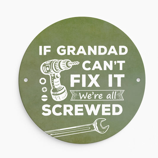 Funny Gift For Grandad For Birthday Fathers Day Cant Fix It