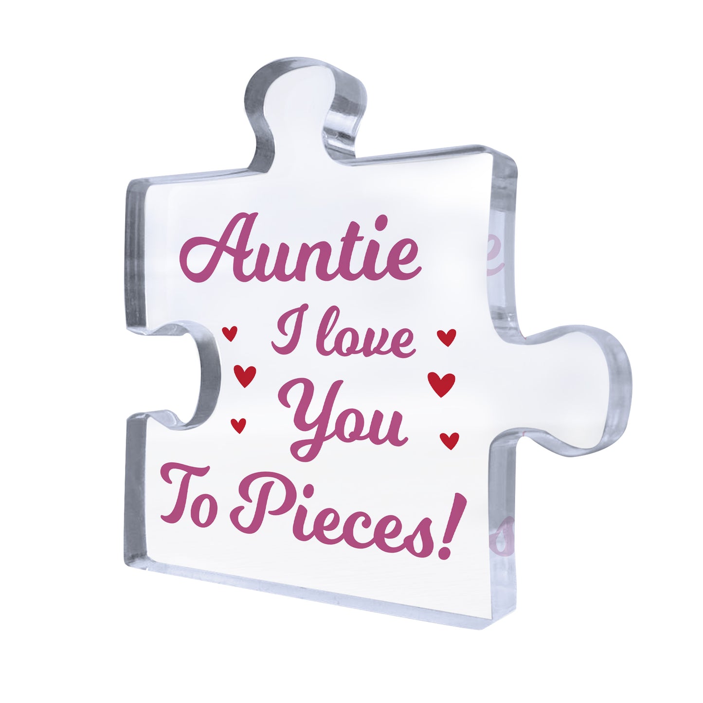 Gift For Auntie I Love You To Pieces Gift From Niece Nephew