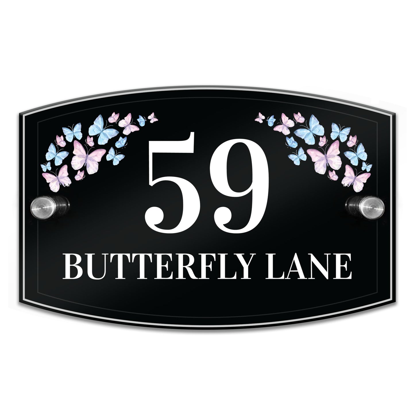 House Numbers Plaques Contemporary Personalised House Signs Door