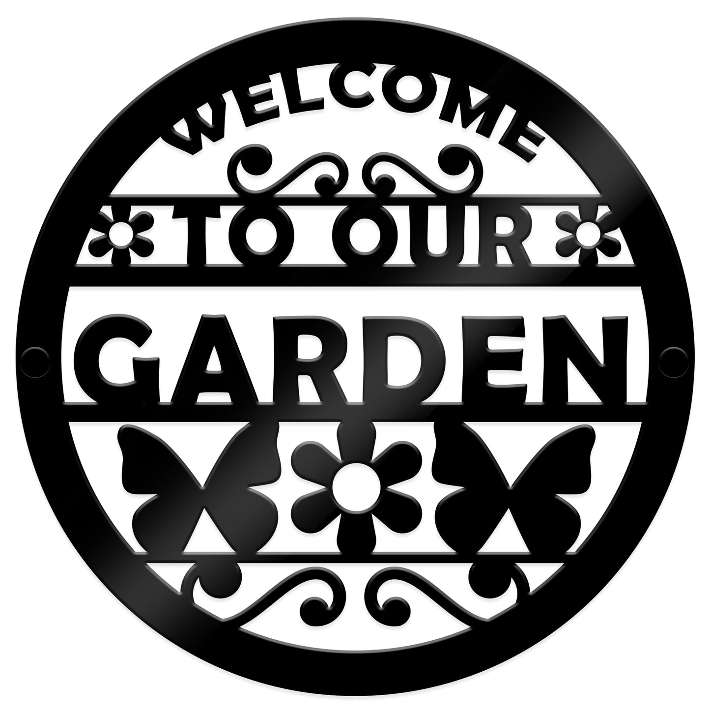 Garden Signs and Plaque for Outside Large Acrylic Garden Signs