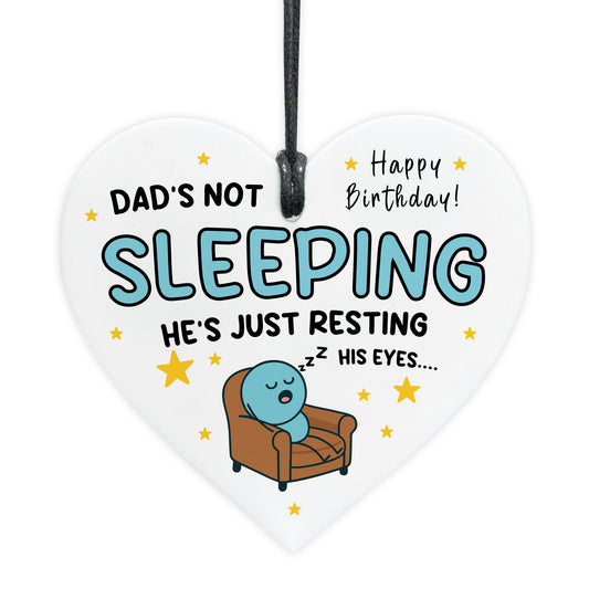 FUNNY Happy Birthday Gift For Dad Just Resting His Eyes Dad Gift