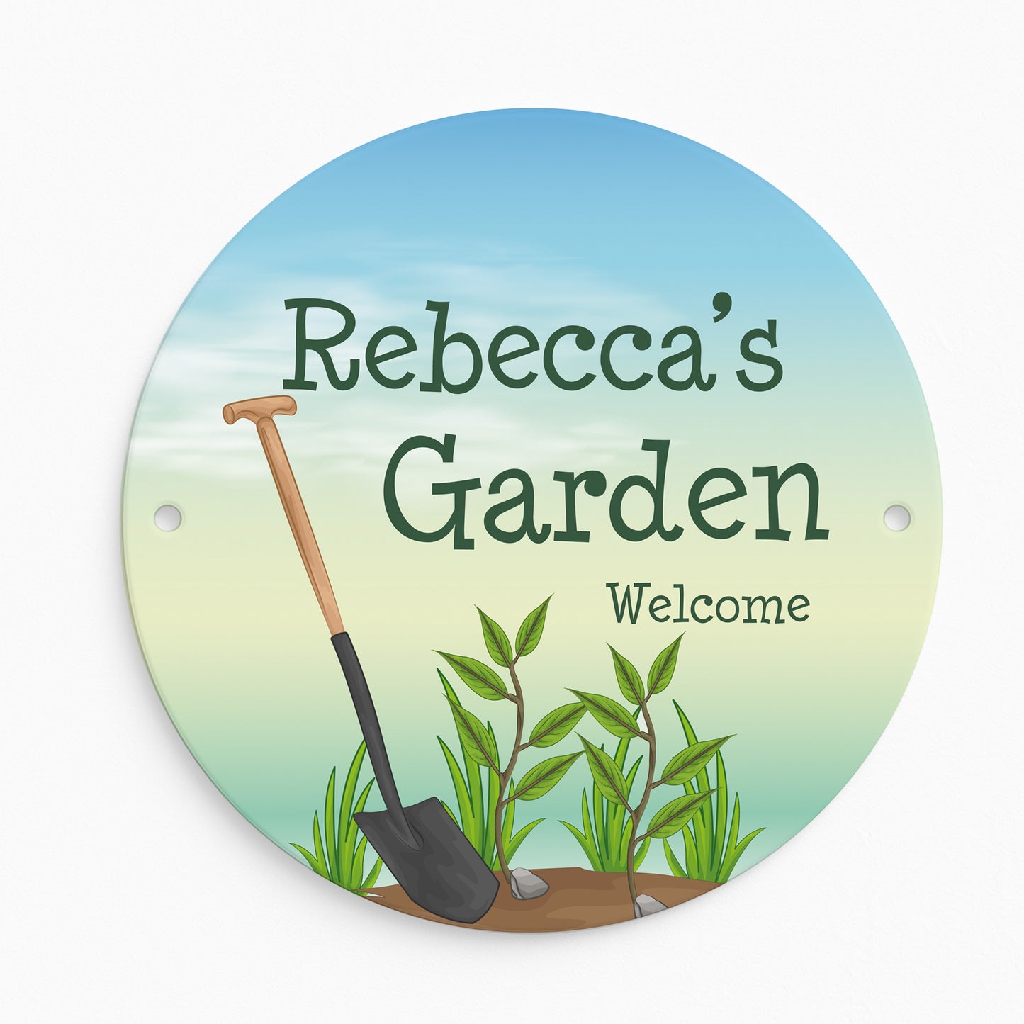 Personalised Novelty Garden Sign For Outside Garden Plaque