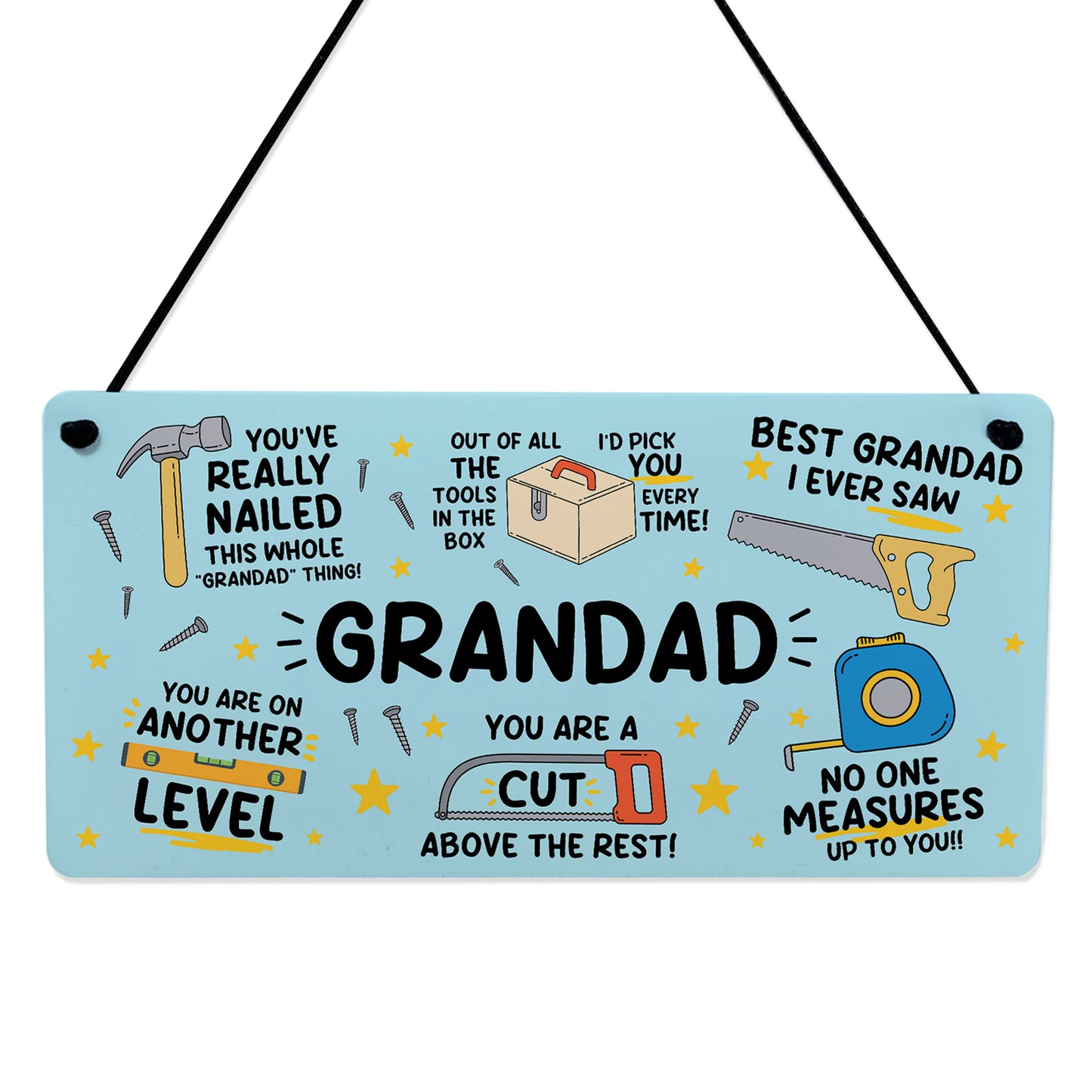 Fathers Day Birthday Gift For Grandad Funny Hammer Tools DIY