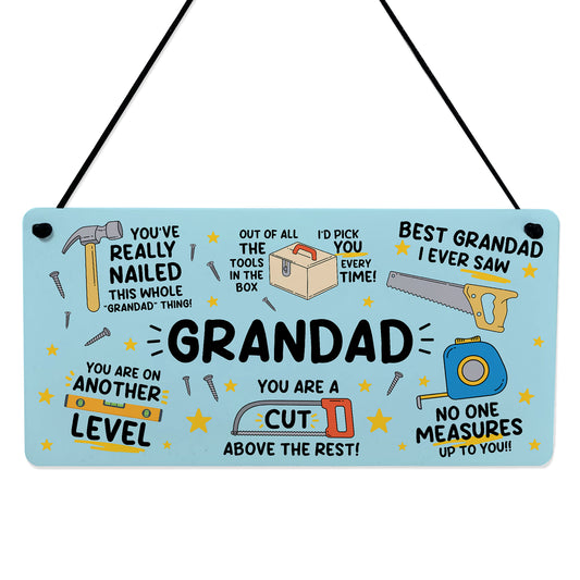 Fathers Day Birthday Gift For Grandad Funny Hammer Tools DIY
