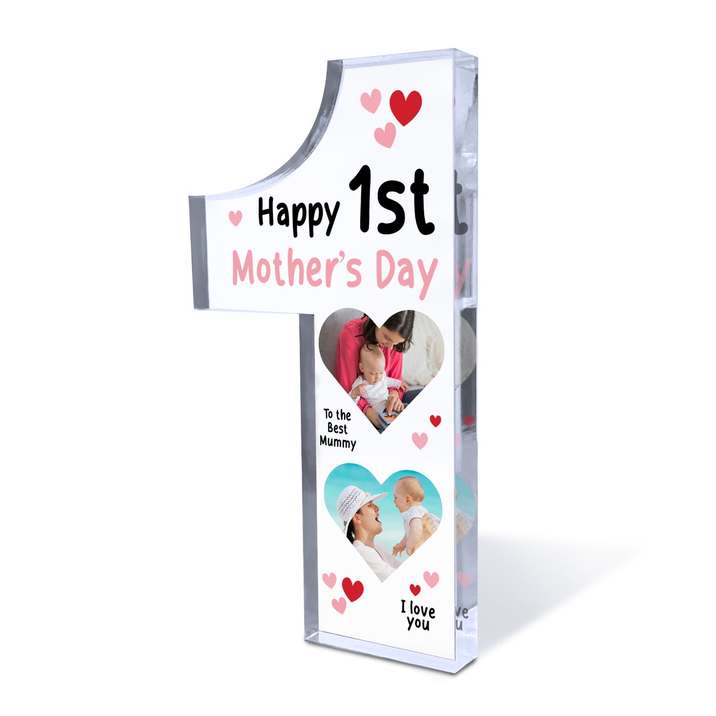 Personalised Happy 1st Mothers Day Gift Photo Plaque New Mummy