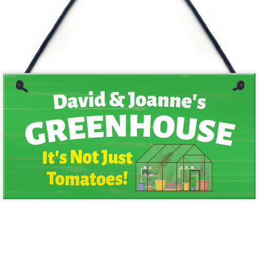 Personalised Greenhouse Signs Garden Signs For Outside