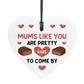 Funny Gifts For Mum Mums Rare To Come By Heart Plaque Mum Gifts