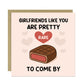 Funny Card For Girlfriend Anniversary Valentines Cards Birthday