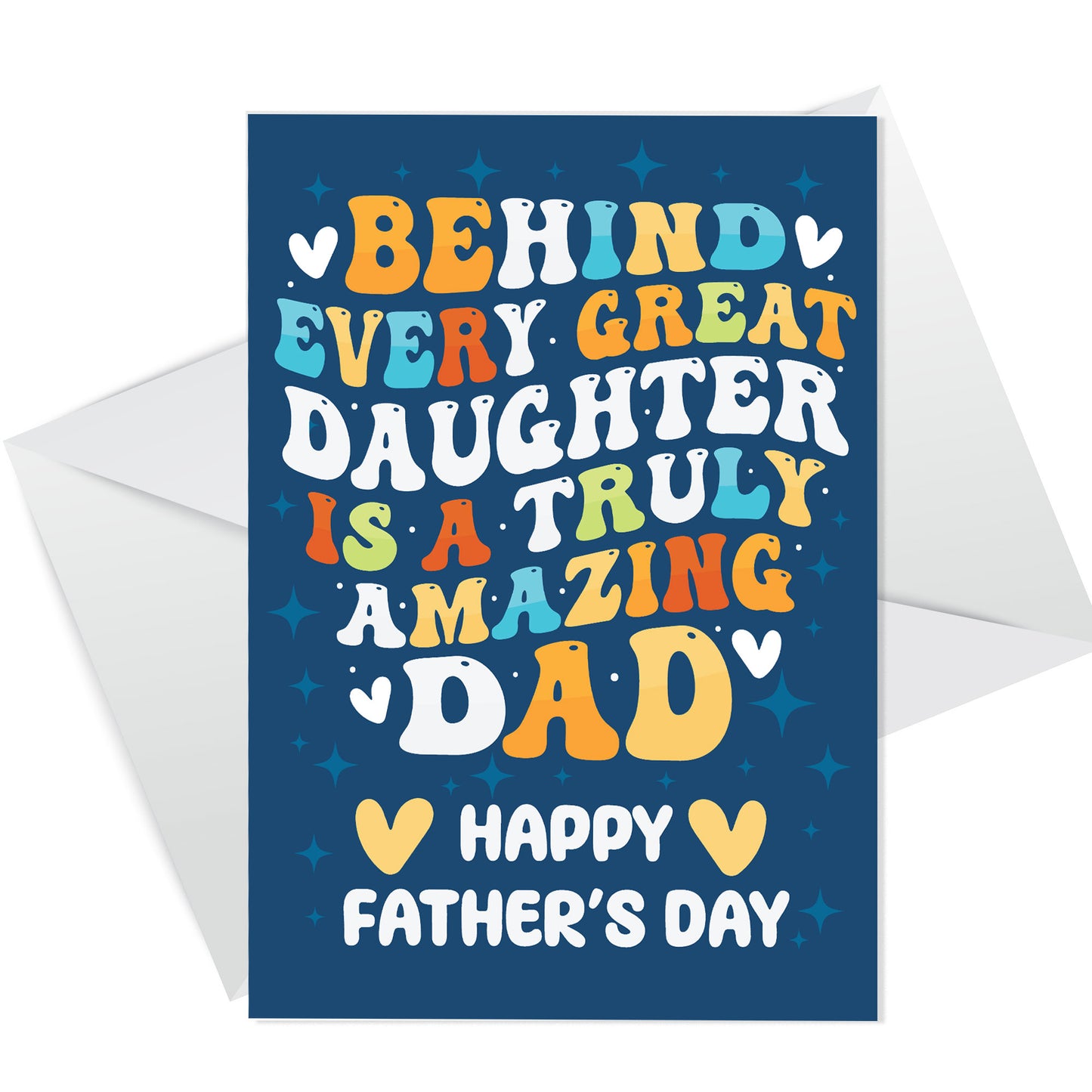 Funny Fathers Day Card From Daughter Fathers Day Card
