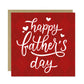 Fathers Day Card, Card For Dad From Daughter Son, 145 x 145mm