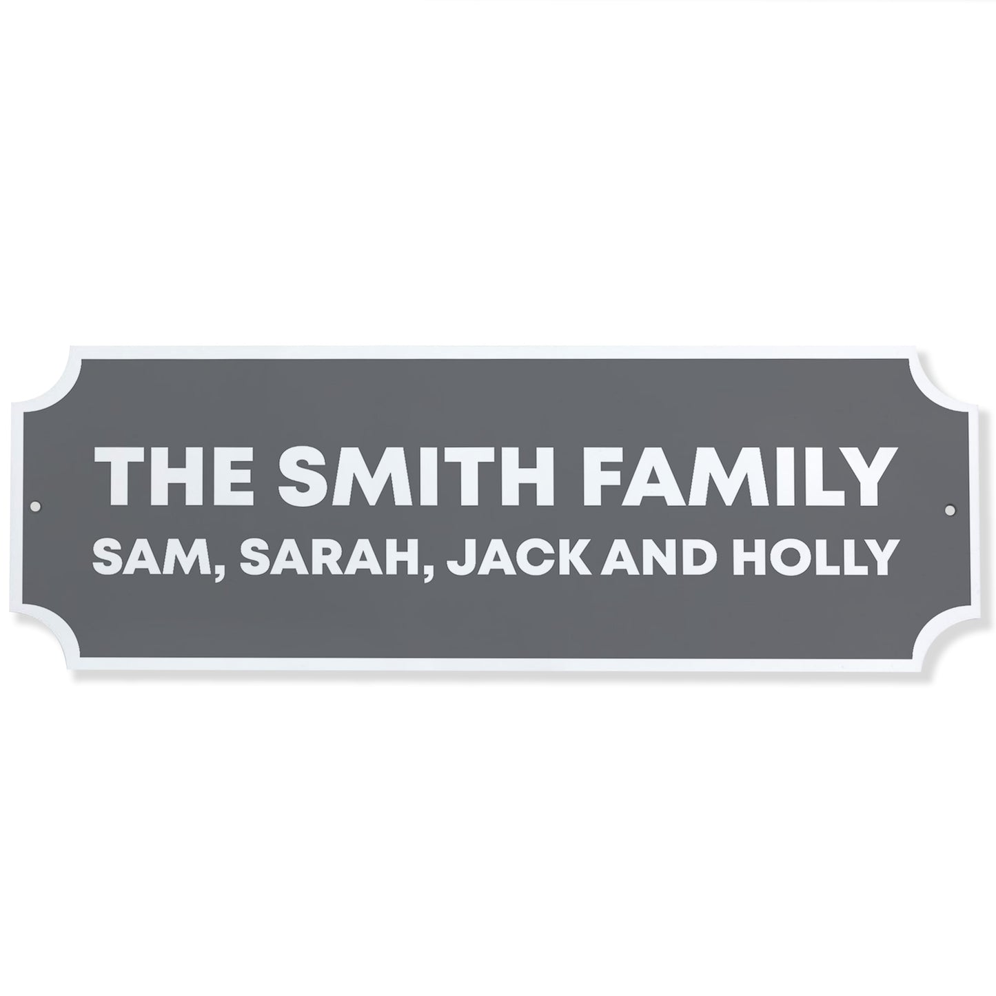 Personalised Street Sign Family Name Plaque Hanging Sign