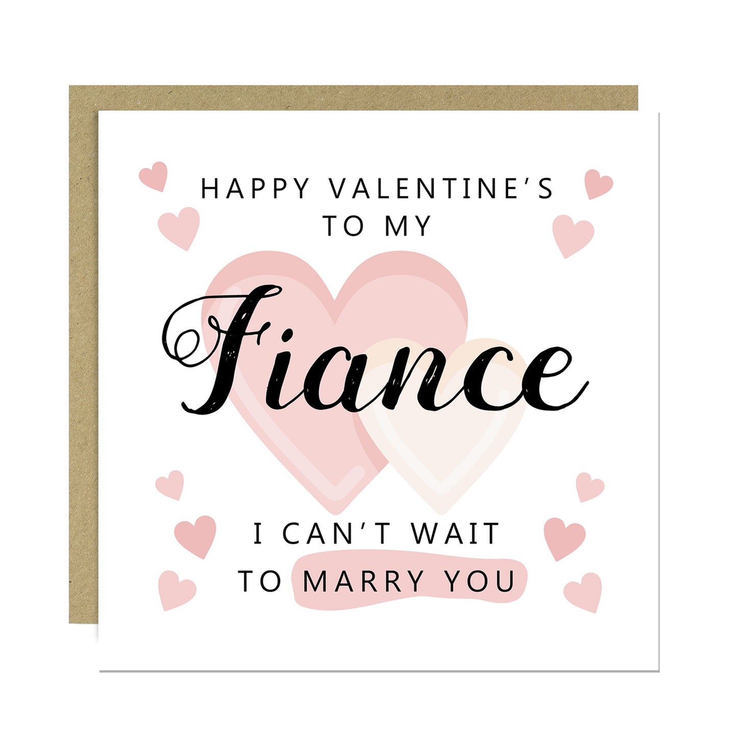 Valentines Card Fiance Almost Husband Valentines Card Fiancé