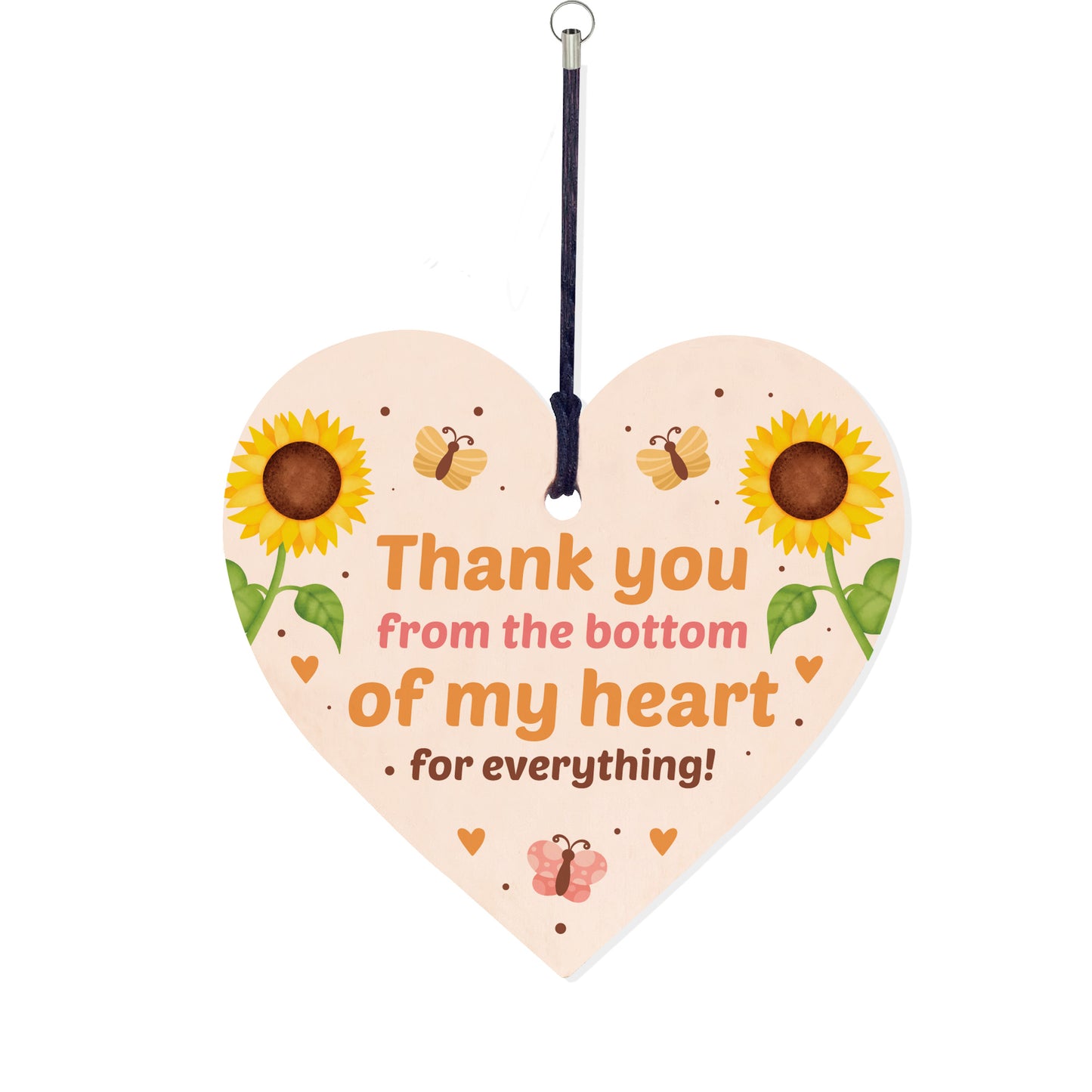 Thank You Gifts For Him Her Wooden Keyring Gift For Friend