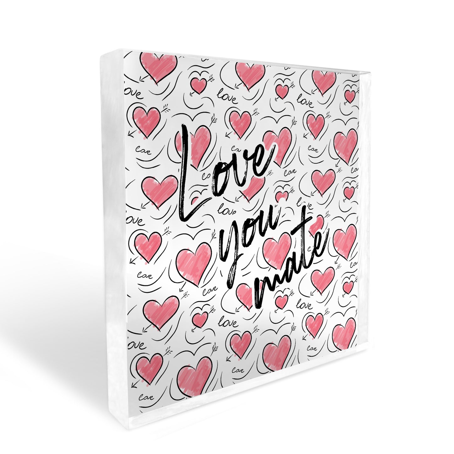 Best Friend Gift For Valentines Birthday Love You Mate Gift