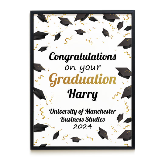 Personalised Graduation Gift Graduation Framed Print