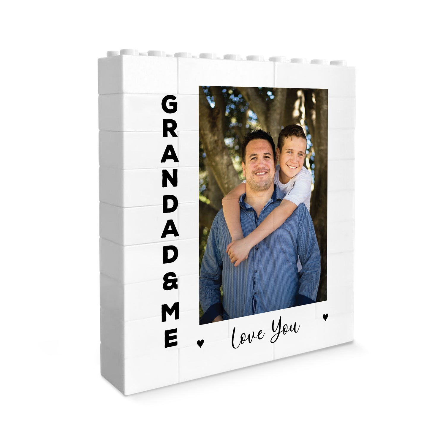 Personalised Gift For Grandad For Birthday Photo Block
