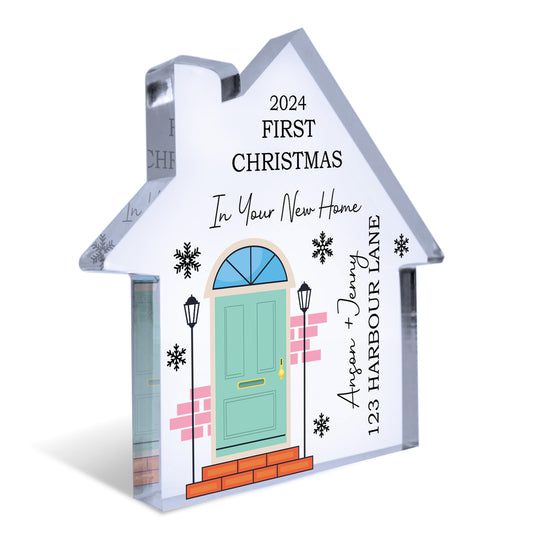 Personalised First Christmas in Your New Home Gifts For Family